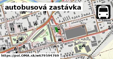 autobusová zastávka