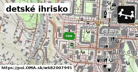 detské ihrisko