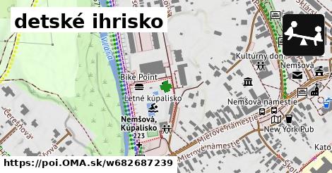 detské ihrisko