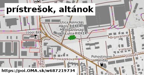 prístrešok, altánok