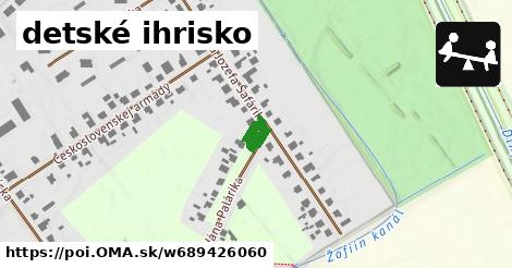 detské ihrisko