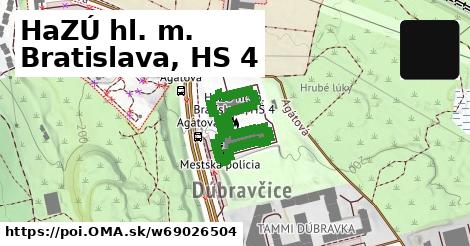 HaZÚ hl. m. Bratislava, HS 4