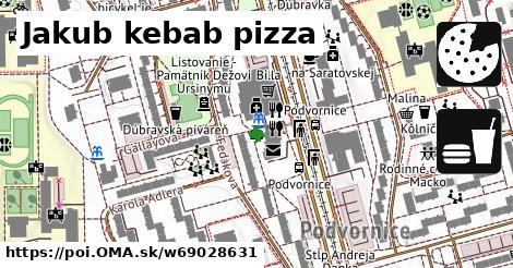 Jakub kebab pizza