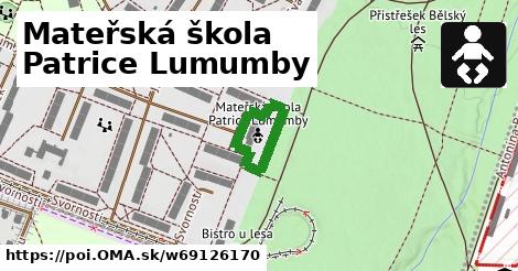 Mateřská škola Patrice Lumumby