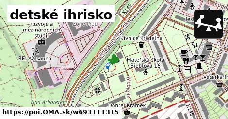 detské ihrisko