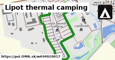 Lipot thermal camping