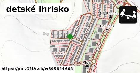 detské ihrisko