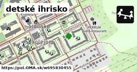 detské ihrisko