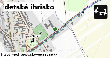 detské ihrisko