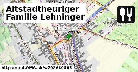 Altstadtheuriger Familie Lehninger