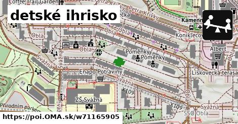 detské ihrisko