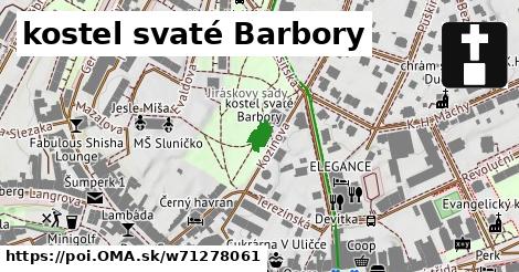 kostel svaté Barbory