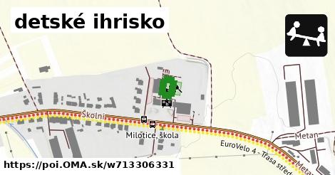 detské ihrisko