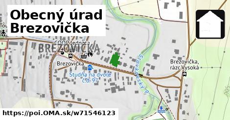 Obecný úrad Brezovička