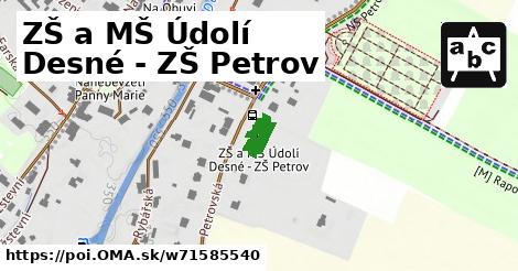 ZŠ a MŠ Údolí Desné - ZŠ Petrov