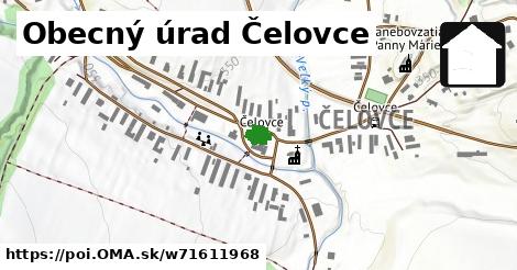 Obecný úrad Čelovce