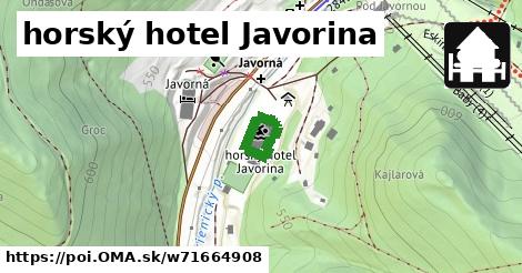 horský hotel Javorina