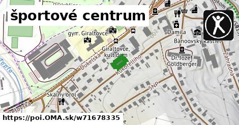 športové centrum