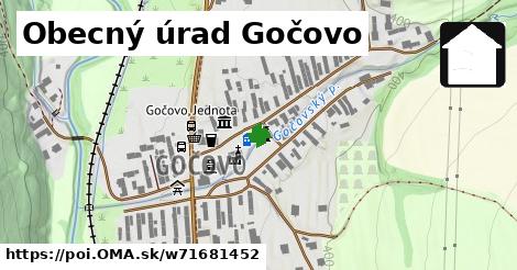 Obecný úrad Gočovo