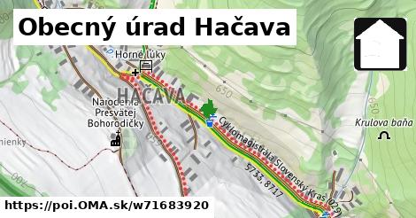 Obecný úrad Hačava