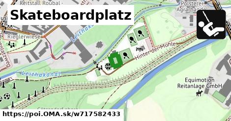 Skateboardplatz