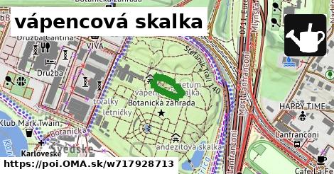 vápencová skalka