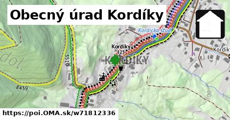 Obecný úrad Kordíky