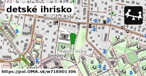 detské ihrisko