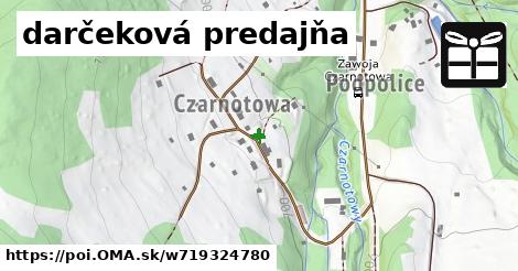 darčeková predajňa