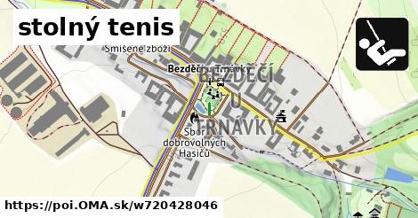 stolný tenis