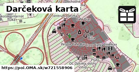 Darčeková karta