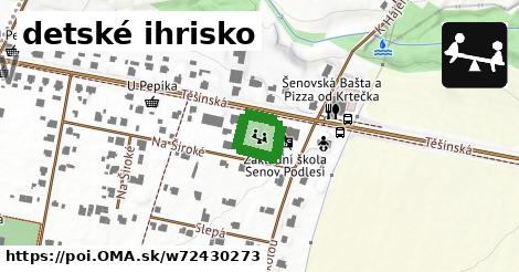 detské ihrisko