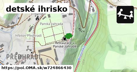 detské ihrisko