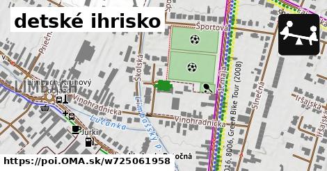 detské ihrisko