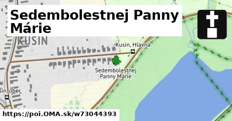 Sedembolestnej Panny Márie