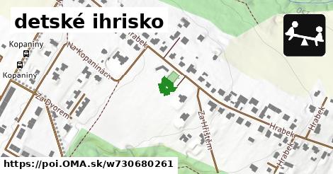 detské ihrisko