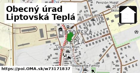 Obecný úrad Liptovská Teplá