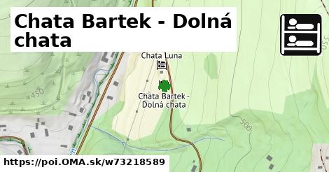 Chata Bartek - Dolná chata