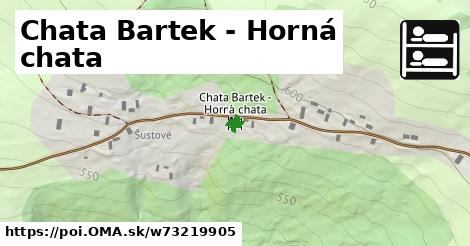 Chata Bartek - Horná chata