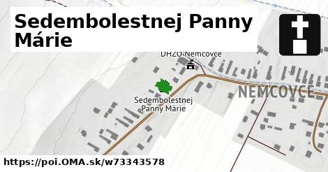 Sedembolestnej Panny Márie