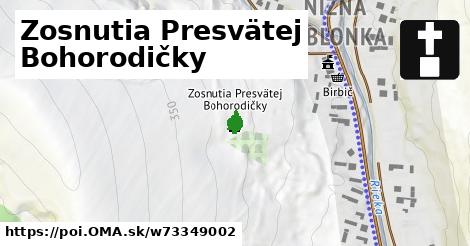 Zosnutia Presvätej Bohorodičky