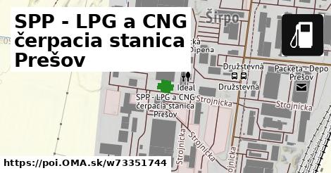 SPP - LPG a CNG čerpacia stanica Prešov