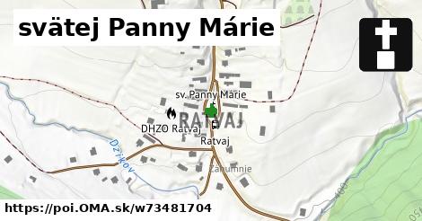 svätej Panny Márie