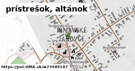 prístrešok, altánok