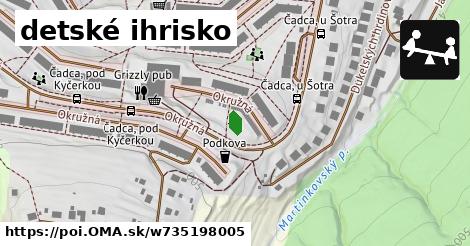 detské ihrisko