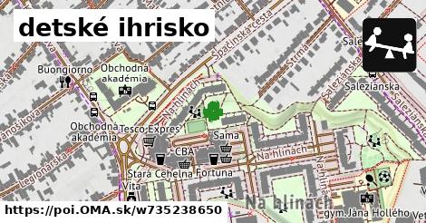 detské ihrisko