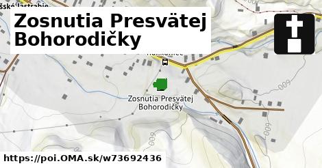 Zosnutia Presvätej Bohorodičky