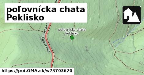 poľovnícka chata Peklisko