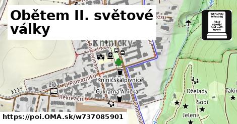 Obětem II. světové války