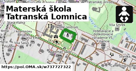 Materská škola Tatranská Lomnica